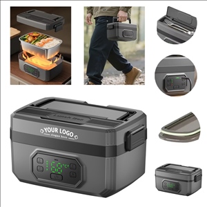 Portable Wireless Electric Lunch Box with Preheat Timer Function